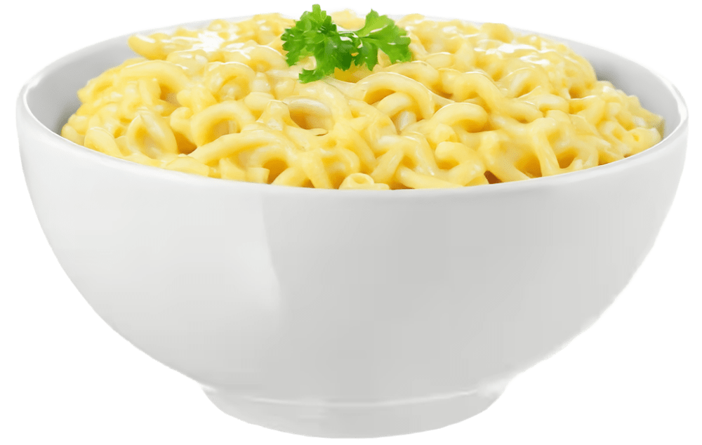Image d'un bol de mac n cheese